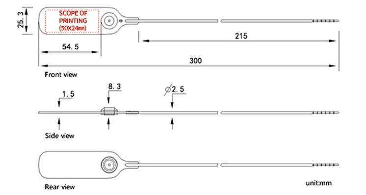 ポリカーボネート プラスチック シール Polycarbonate Plastic Seal