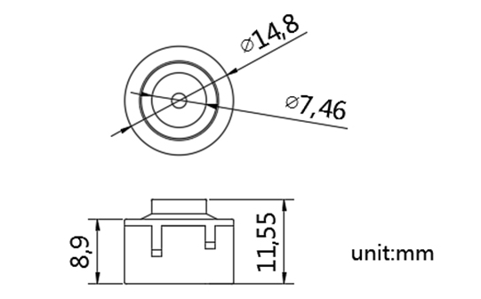 丸形電気メーターシール Round Electric Meter Seal