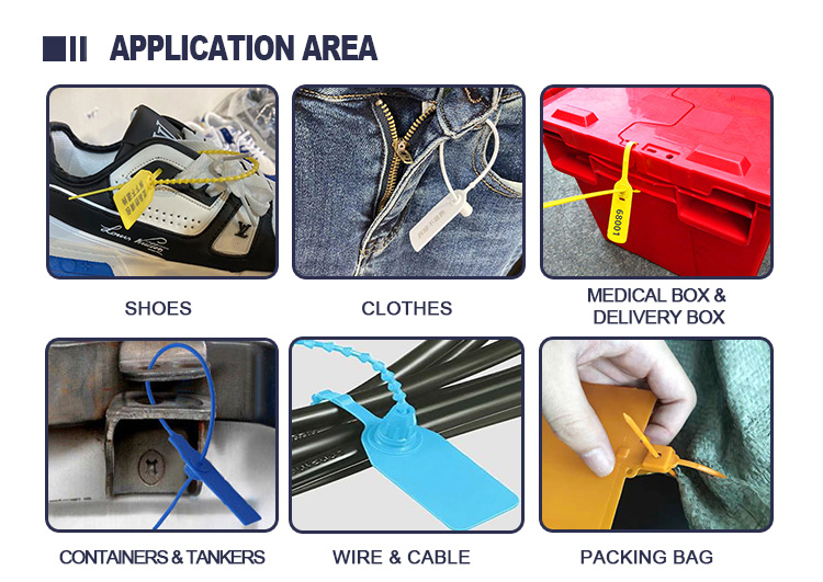 L022 プラスチック製セキュリティタイ L022 Plastic Security Ties