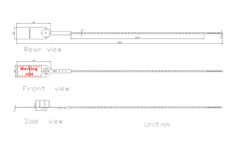 プラスチック トラック シール Plastic Truck Seals