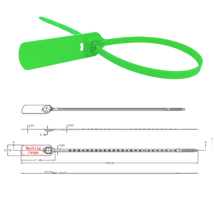 多目的のカラフルなプラスチック製セキュリティ シール Multi Purpose Colorful Plastic Security Seal