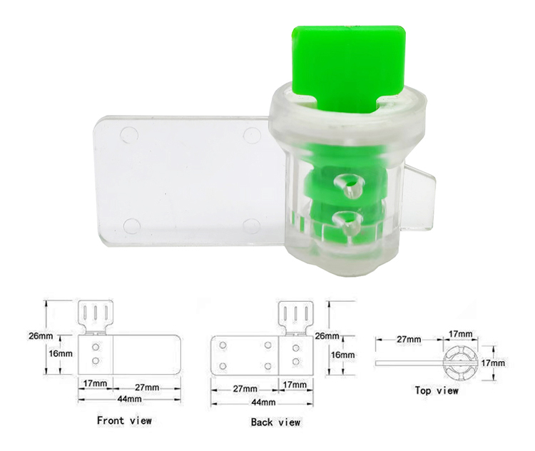 改ざん防止ツイスト透明メーターシール Anti-tamper Twist Transparent Meter seal