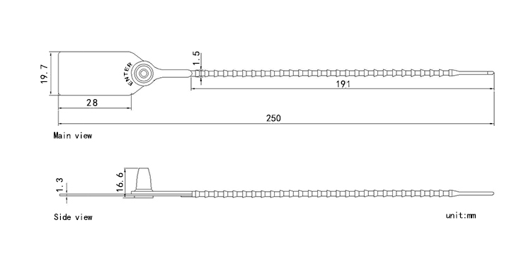 消火器用プラスチックシール Fire Extinguisher Plastic Seal