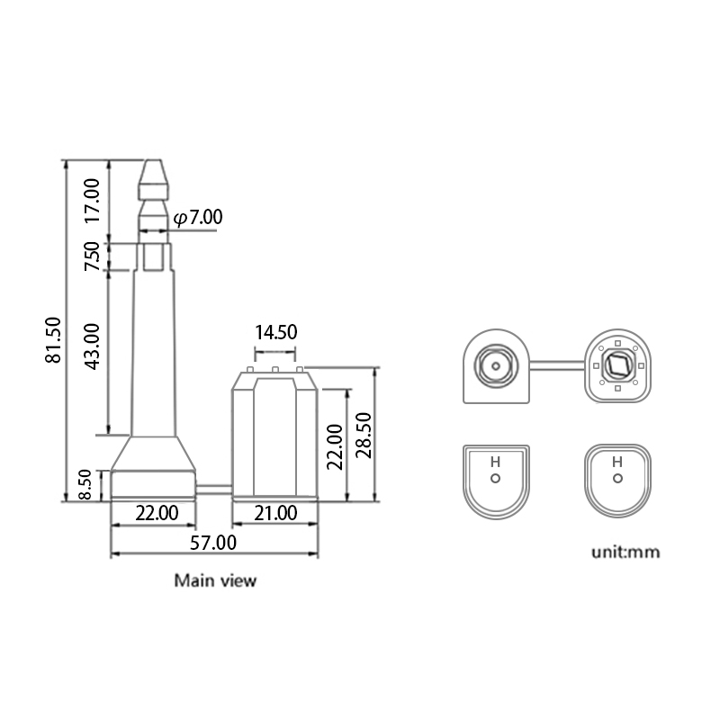 ISO 17712 ハイセキュリティシール Iso 17712 High Security Seal